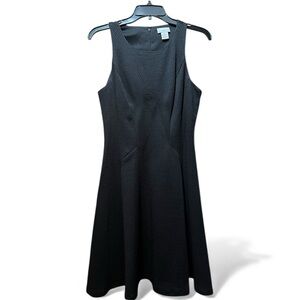 Liz Claiborne Black Textured Dress